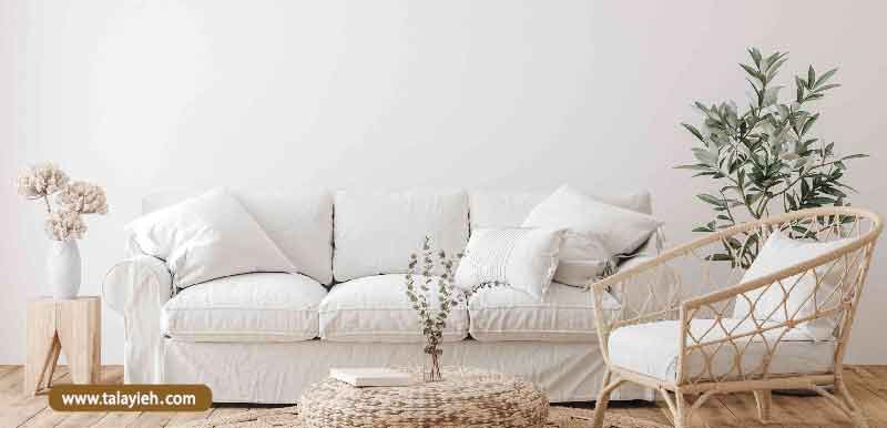 مزایا و معایب مبلمان رنگ روشن و سفید مبلمان روشن