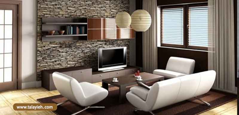 نکات کاربردی درباره چیدمان مبل ال جلوی تلویزیون چیدمان مبل ال مقابل تلویزیون