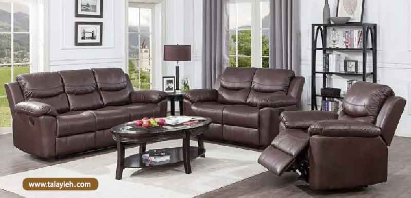 معرفی مدل های مبل چرم راحتی ضد خش برای دکوراسیون مدرن و کلاسیک مبل چرمی تاشو