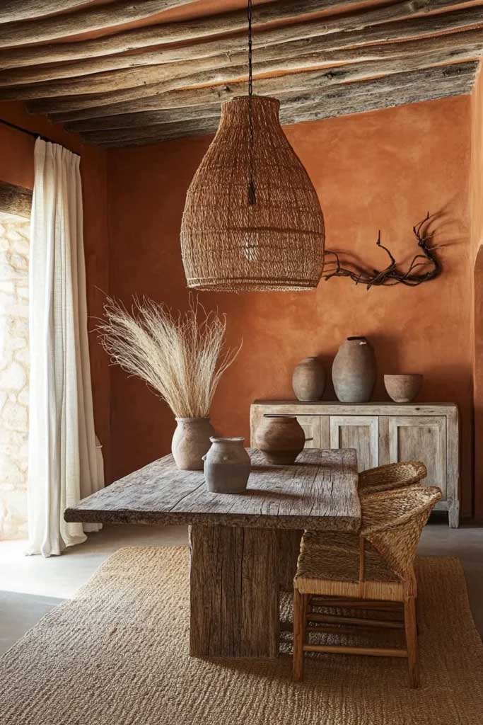 سرویس ناهارخوری روستیک