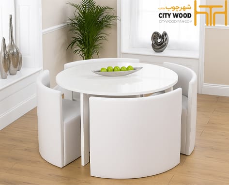 میز ناهارخوری کم جا مدل پیکو